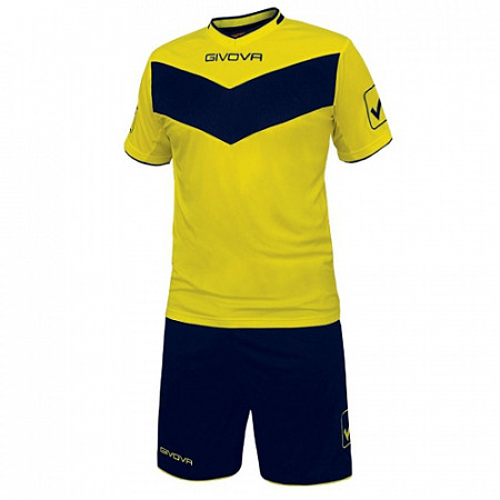 Футбольная форма Givova Vittoria Mc Kitt04 yellow/blue