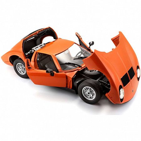 На картинке изображен Коллекционная машина Bburago 1:18 Lamborghini Miura (18-12072) Коллекционная машина Bburago 1:18 Lamborghini Miura (18-12072)