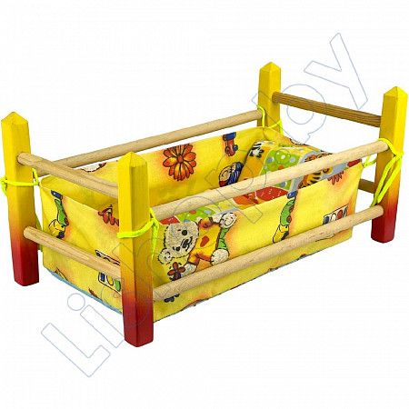 На картинке изображен Кроватка Stantom для кукол (006082) red №3 Кроватка Stantom для кукол (006082) red №3