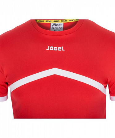 Футболка тренировочная Jogel JCT-1040-021 red/white