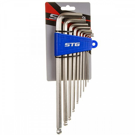 Ключи шестигранные STG YC-623 9 предметов Х95721