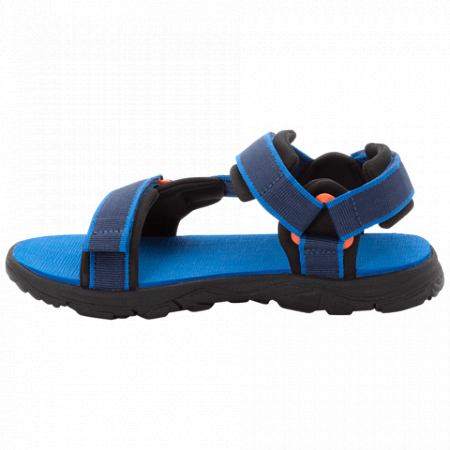 На картинке изображен Сандалии детские Jack Wolfskin Seven Seas 3 K blue / orange Сандалии детские Jack Wolfskin Seven Seas 3 K blue / orange