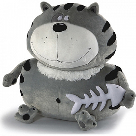 На картинке изображен Мягкая игрушка Fancy Кот Бонус KBO2 Мягкая игрушка Fancy Кот Бонус KBO2