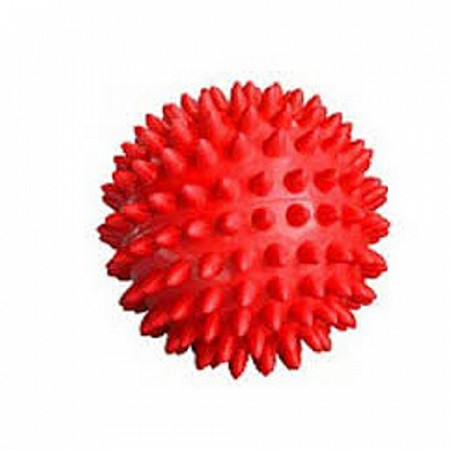 Мячик гимнастический Sabriasport С шипами 7,5 см MB5 Red