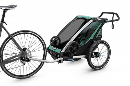 Детская мультиспортивная коляска Thule Chariot Lite1 green (10203006)