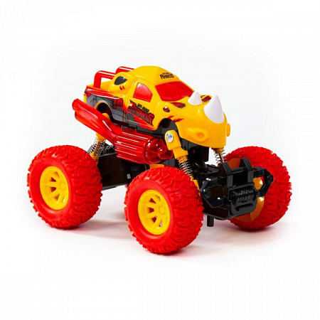 Автомобиль инерционный Полесье Монстр Ралли Носорог 78841 yellow