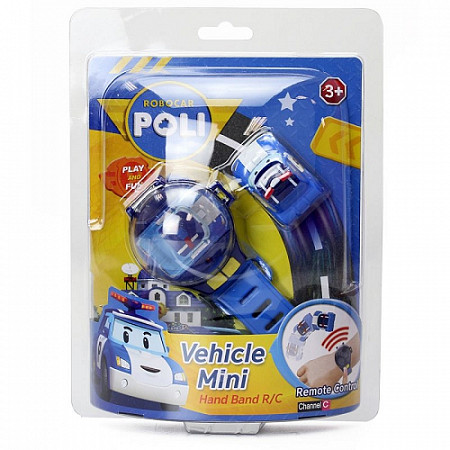 Игрушка Robocar Poli Часы с мини машинкой на ДУ 83312