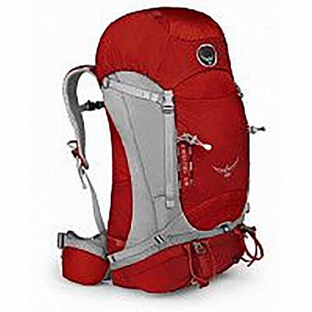 Рюкзак туристический, альпинистский Osprey Kestrel 58 red