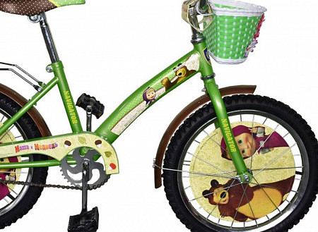 Велосипед Navigator Маша и Медведь 18" ВН18081 (2018) Green