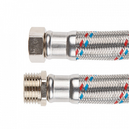 Подводка гибкая Av Engineering для воды гайка 1" - штуцер 1" 60см AVE20760