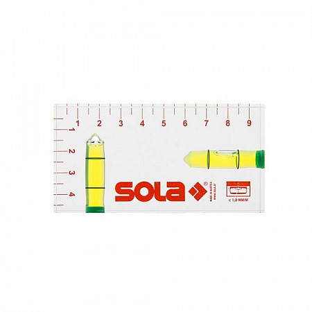 Уровень Sola 95 мм 2 глазка acrylic R102 01616142