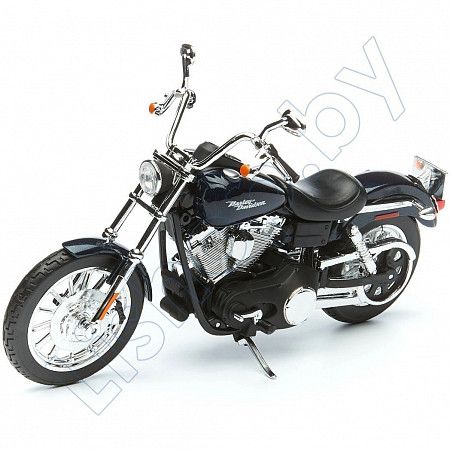 Масштабная модель мотоцикла Maisto 1:18 Harley Davidson 2006 FXBI Dyna Street Bob (31360) blue