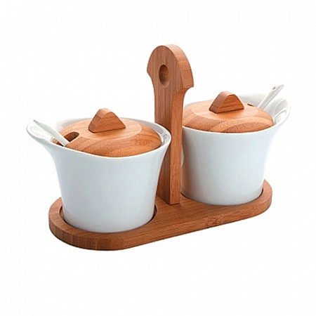 На картинке изображен Набор для соусов и конфитюров Dekok PW-2701 Набор для соусов и конфитюров Dekok PW-2701