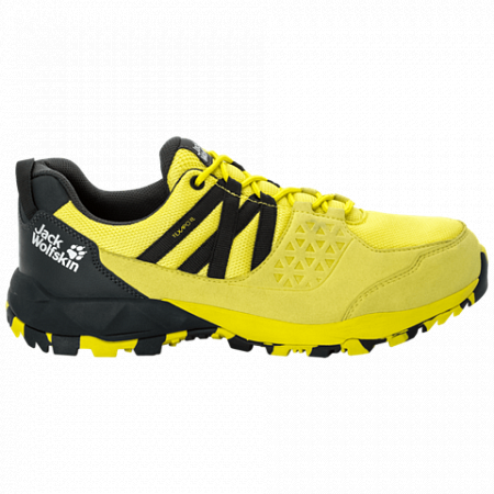 Полуботинки мужские Jack Wolfskin Cascade Hike Texapore Low M lime / phantom