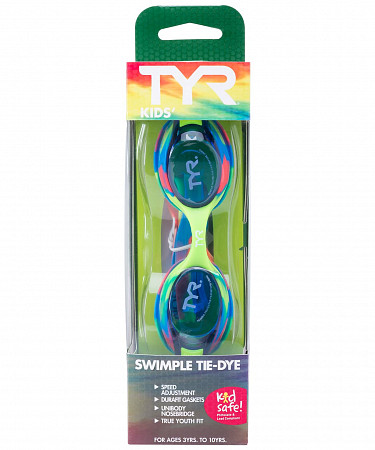 Очки для плавания TYR Kids Swimple Tie Dye LGSWTD/465 blue