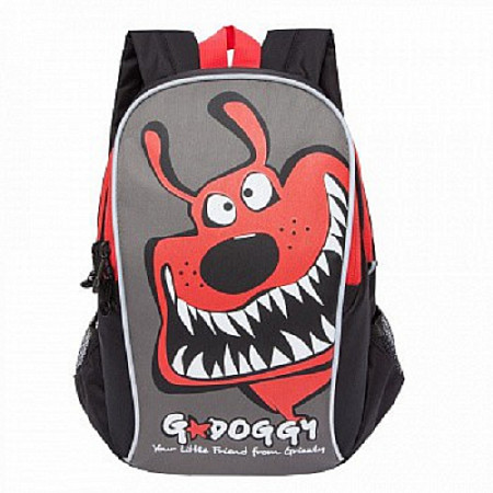 На картинке изображен Рюкзак детский GRIZZLY RK-079-3 /2 black/red Рюкзак детский GRIZZLY RK-079-3 /2 black/red
