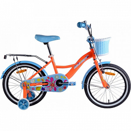 На картинке изображен Велосипед Aist Lilo 18" (2019) Orange/Blue Велосипед Aist Lilo 18" (2019) Orange/Blue