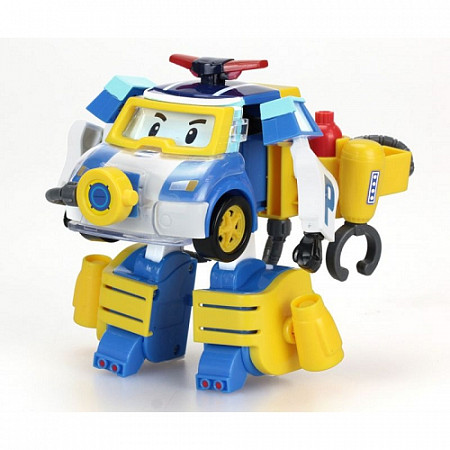 Трансформер Robocar Poli Поли 10 см + костюм водолаза 83310