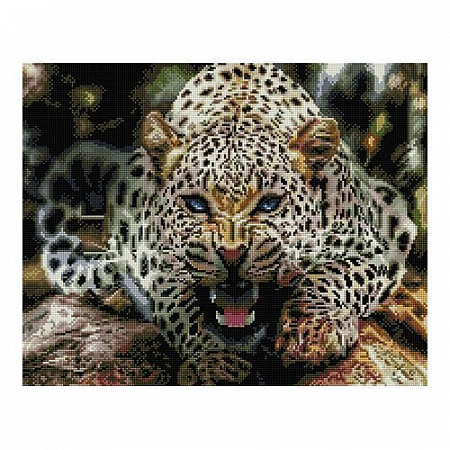 Алмазная вышивка Picasso "Оскал леопарда" PD4050038
