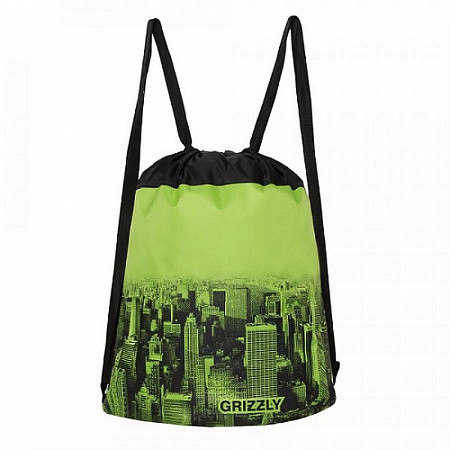 Мешок для обуви GRIZZLY OM-92-9 lime