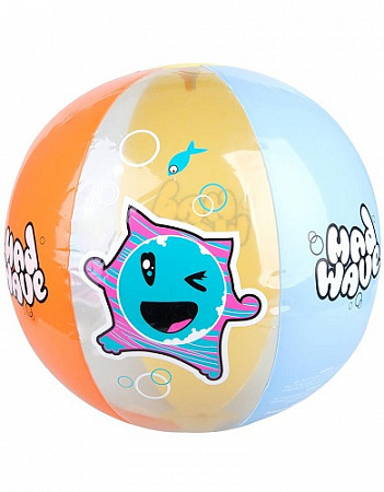 Мяч детский надувной Mad Wave Ball разноцветный