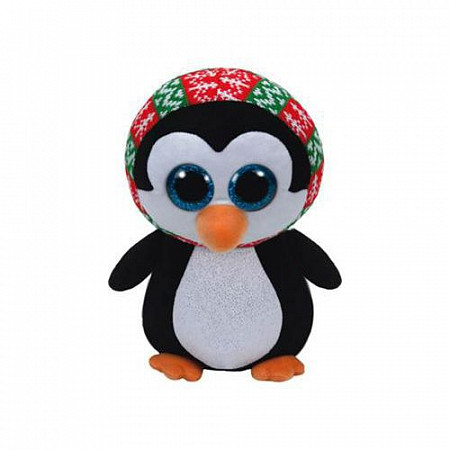Мягкая игрушка TY Пингвин Penelope Christmas Collection 24 см 37148