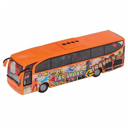 Автобус Туристический Dickie Toys фрикционный (203314826) orange