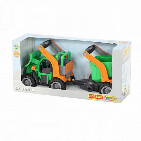 Трактор снегоуборочный Полесье с полуприцепом 37381