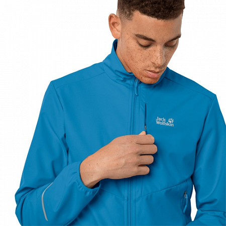 Куртка ветрозащитная мужская Jack Wolfskin Delta Tour Jkt M brilliant blue