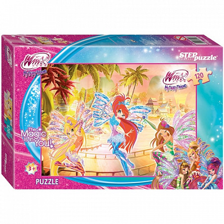 На картинке изображен Пазлы Step Puzzle 120 "Winx" (Rainbow) набор 5 Пазлы Step Puzzle 120 "Winx" (Rainbow) набор 5