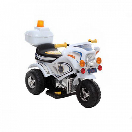 Электромобиль Racer Police HL218 White
