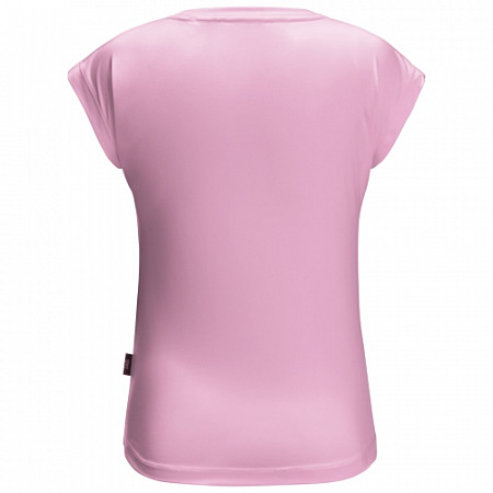 На картинке изображен Футболка детская Jack Wolfskin Zebra T Girls lilac Футболка детская Jack Wolfskin Zebra T Girls lilac