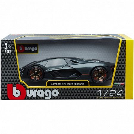 Коллекционная машина Bburago 1:24 Lamborghini Terzo Millennio (18-21094) black