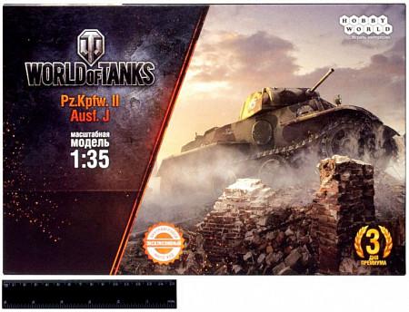 Сборная модель танка Hobby World World of Tanks Pz. Kpfw.II Ausf. J. 1393