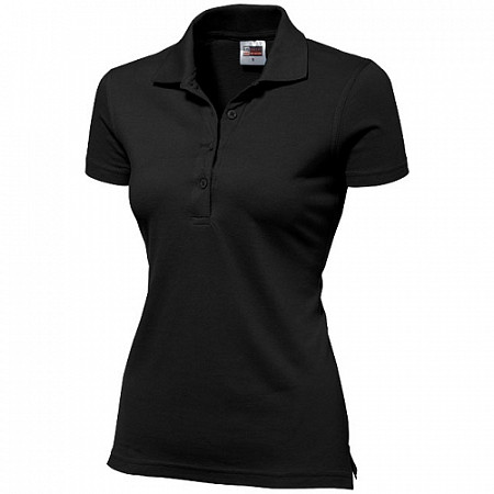 Женская рубашка-поло Usbasic First black 3109499