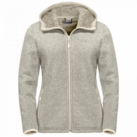 Джемпер женский Jack Wolfskin Lakeland Jacket Women white sand