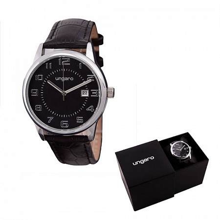 На картинке изображен Часы Ungaro Ezio Black UMD1315 Часы Ungaro Ezio Black UMD1315