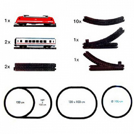 Игрушка Dickie Toys Железная Дорога Поезд городской 21 см (203563900)