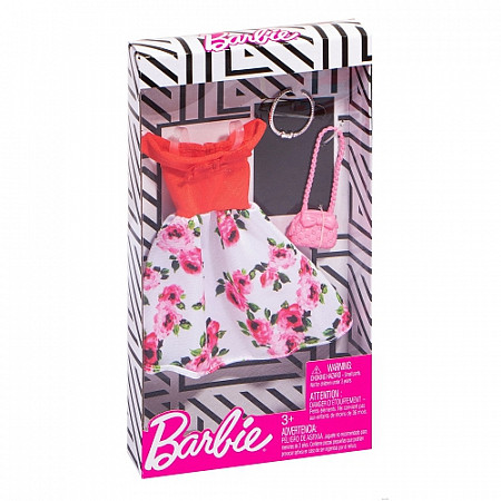 Одежда для кукол Barbie FYW85 red\white