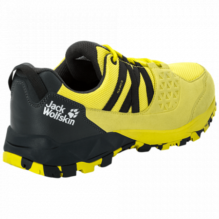 Полуботинки мужские Jack Wolfskin Cascade Hike Texapore Low M lime / phantom