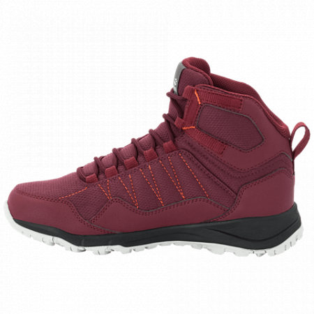 Ботинки женские Jack Wolfskin Maze Texapore Mid W burgundy / phantom