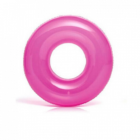 Круг надувной Intex Прозрачный 59260 Pink