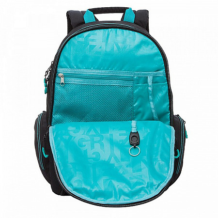 Рюкзак городской GRIZZLY RU-033-3 /3 black/turquoise