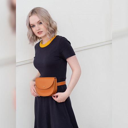 Поясная сумка женская Ors Oro OMS-0152 orange