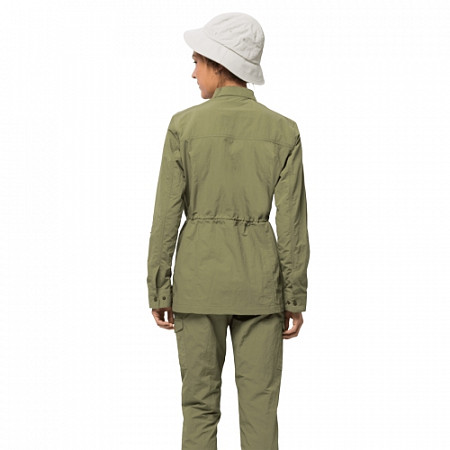 Куртка летняя женская Jack Wolfskin Lakeside Fieldjacket W khaki
