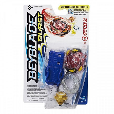 На картинке изображен Волчок Beyblade Spryzen S2 с пусковым устройством B9486 Волчок Beyblade Spryzen S2 с пусковым устройством B9486