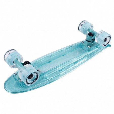 Penny board (пенни борд) Tech Team Transparent 22" Light 2021 sea blue