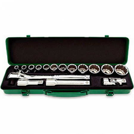 Набор головок Toptul 1/2 8-32 мм 16 предметов GCAD1604