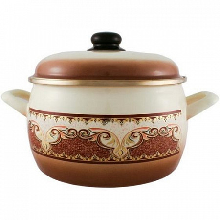 Кастрюля с металлической крышкой 110755 4,0л