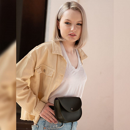 Поясная сумка женская Ors Oro OMS-0152 green